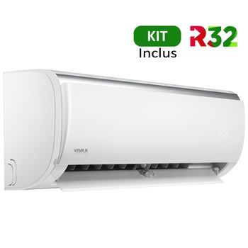 Aer conditionat Vivax ACP-12CH35AEQI Q-Design R32, Kit de instalare inclus, Inverter, 12000 BTU/h, Clasa A++, ecran LCD, Pornire silentioasa, Sleep mode, Turbo mode, Timer, Protectie Anti-Inghet, Autocuratare Aer conditionat Vivax ACP-12CH35AEQI Q-Design R32, Kit de instalare inclus, Inverter, 12000 BTU/h, Clasa A++, ecran LCD, Pornire silentioasa, Sleep mode, Turbo mode, Timer, Protectie Anti-Inghet, Autocuratare