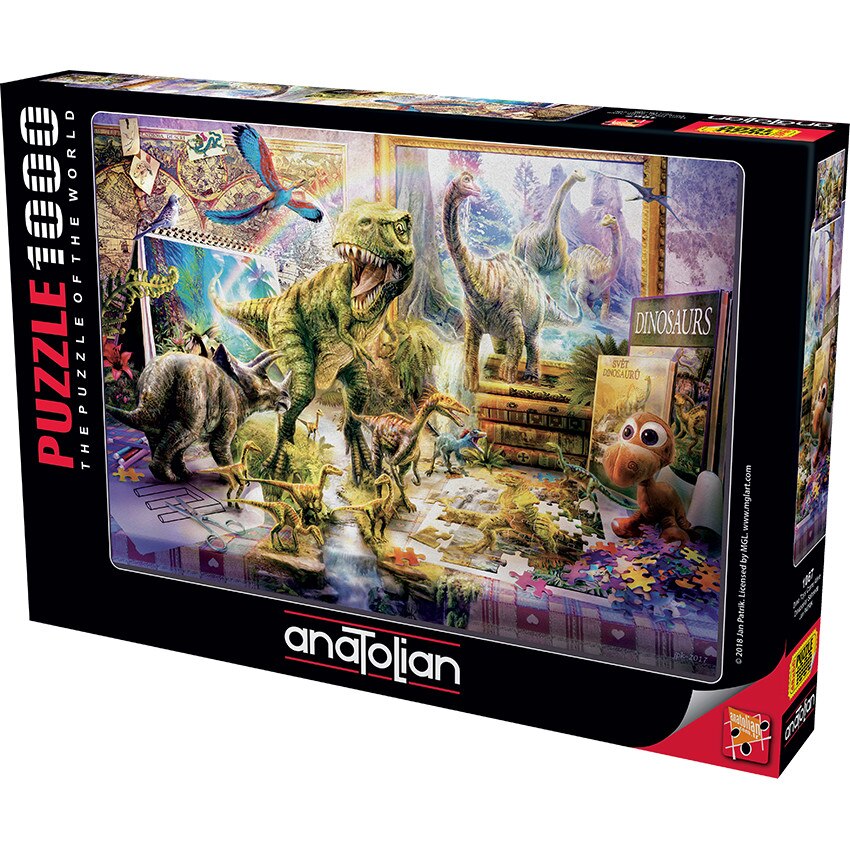 Puzzle Lumea dinozaurilor - 1000 bucati