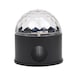 Комплект - Диско парти LED лампа 3405, 9 цвята, Черен + Мини Спортна S530 Слушалка