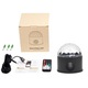 Комплект - Диско парти LED лампа 3405, 9 цвята, Черен + Мини Спортна S530 Слушалка