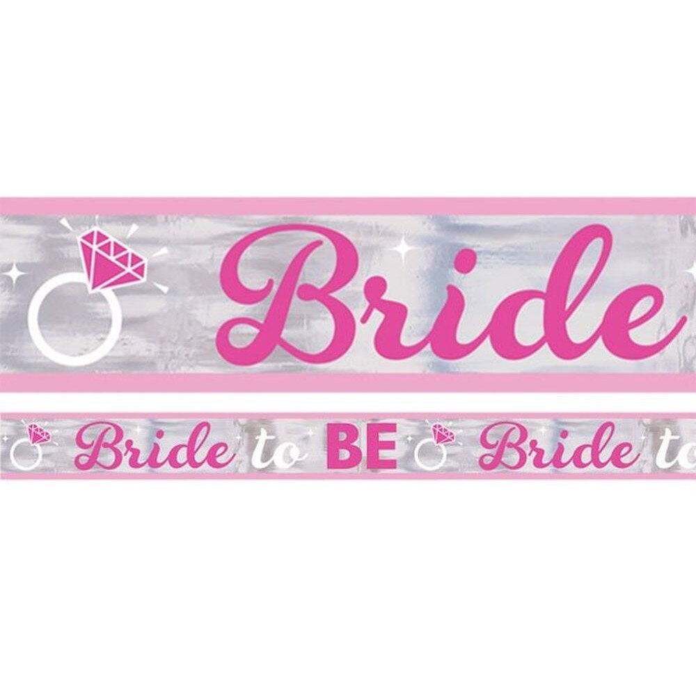 Banner petrecerea burlacitelor, Bride to be - 760 cm, Amscan 9900535