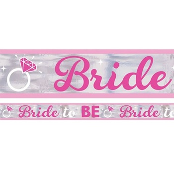 Banner petrecerea burlacitelor, Bride to be - 760 cm, Amscan 9900535 Banner petrecerea burlacitelor, Bride to be - 760 cm, Amscan 9900535