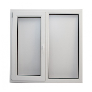 Fereastra PVC, Rehau, 2 canate, Alb, deschidere oscilobatanta pe partea stanga, 1600x1200 mm Fereastra PVC, Rehau, 2 canate, Alb, deschidere oscilobatanta pe partea stanga, 1600x1200 mm