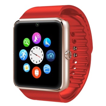 Ceas Smartwatch cu Telefon GTime v8, Cartela Sim, Camera, Touchscreen, Handsfree, Apelare BT, Facebook, WhatsApp, Pedometru, Digital, Slot Card, Compatibil Android si iOS, Aluminium Red Ceas Smartwatch cu Telefon GTime v8, Cartela Sim, Camera, Touchscreen, Handsfree, Apelare BT, Facebook, WhatsApp, Pedometru, Digital, Slot Card, Compatibil Android si iOS, Aluminium Red