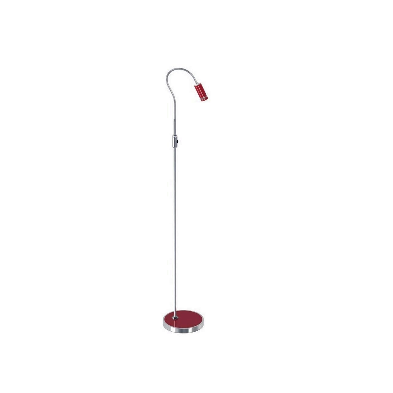 Lampa de podea Aras Red, 1.37m, Led, lumina calda, 3W