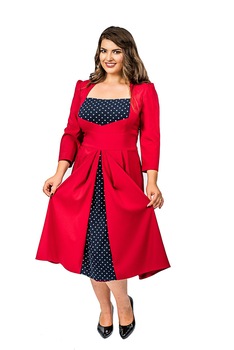 Rochie Imarie, PLUs Size, rosu , marimea 48 Rochie Imarie, PLUs Size, rosu , marimea 48