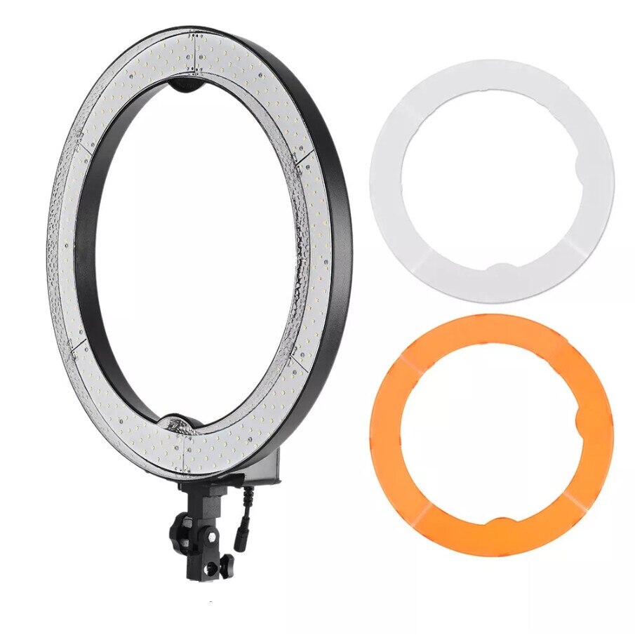 Lampa circulara 240LED-uri temperatura de culoare reglabila 3200K-5500K cu alimentator