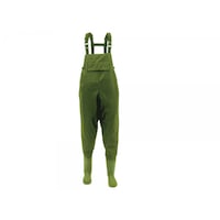 Cizme piept/vader nylon/PVC Behr, verde, 39 EU