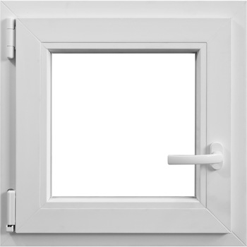 Fereastra PVC VEKA, profil 5 camere, 560X560 mm, deschidere pe stanga, Alb Fereastra PVC VEKA, profil 5 camere, 560X560 mm, deschidere pe stanga, Alb