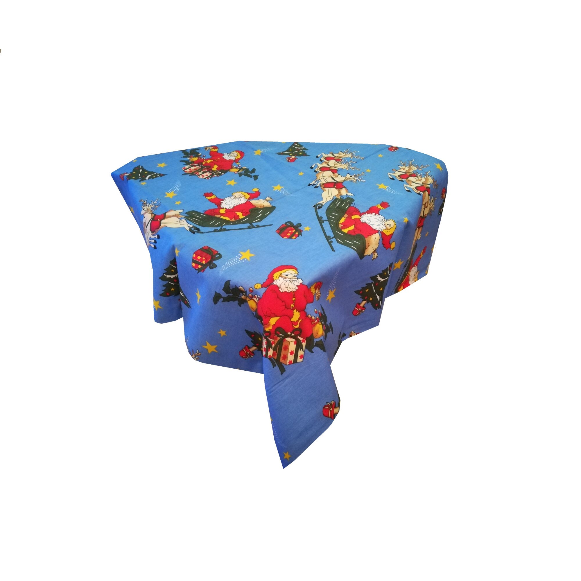 Fata de masa Craciun, din bumbac, Marime S 140 cm x 145 cm, Constantina