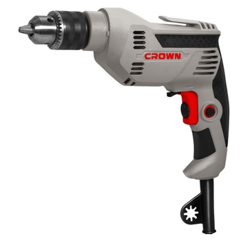 Masina de gaurit si insurubat (bormasina) Crown CT10143-13C, 500 W, 3000 RPM, 13 mm Masina de gaurit si insurubat (bormasina) Crown CT10143-13C, 500 W, 3000 RPM, 13 mm