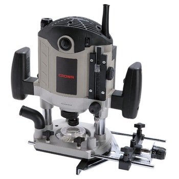 Masina de frezat Crown CT11001, 2100 W, 23000 RPM, 12 mm