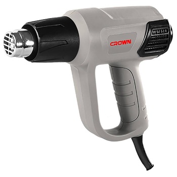 Pistol cu aer cald Crown CT19007, 2000 W, 500 l/min Pistol cu aer cald Crown CT19007, 2000 W, 500 l/min