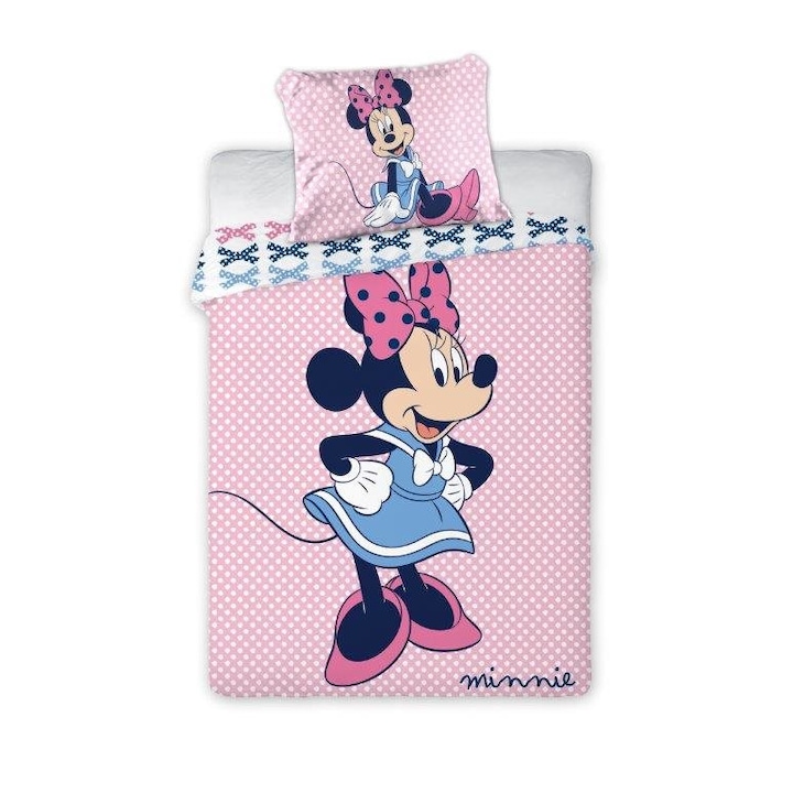 Gyerek ágynemű, Disney Minnie Mouse 112, Több színű 100x135 cm