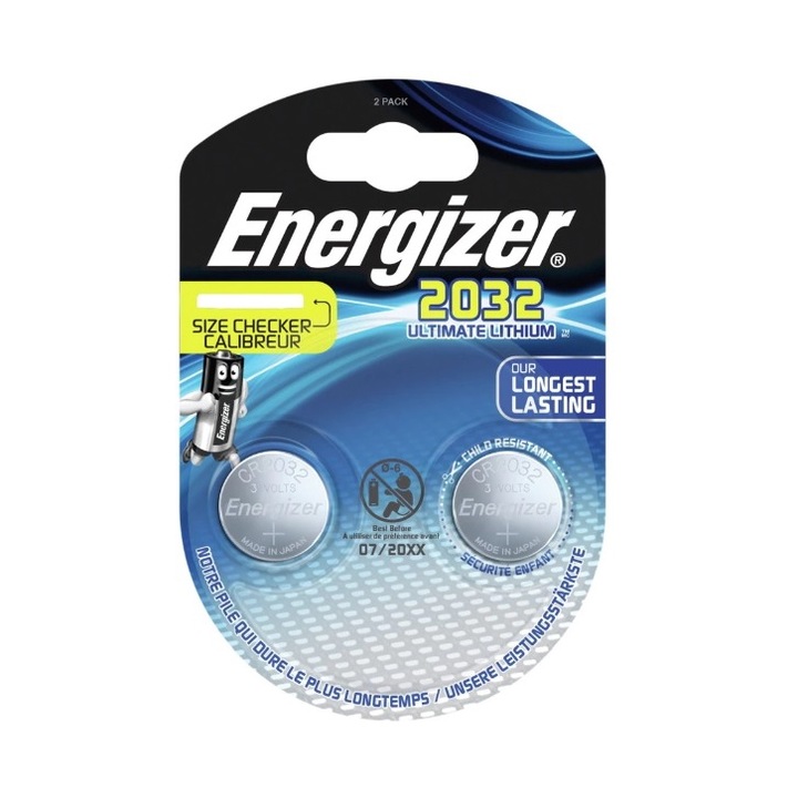 Energizer CR2032 Ultimate lítium gombelem 2 db
