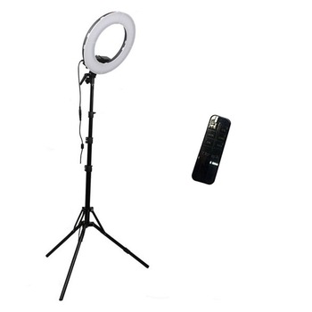 Lampa LED Circulara Ring Light cu telecomanda wifi, geanta si suport Lampa LED Circulara Ring Light cu telecomanda wifi, geanta si suport