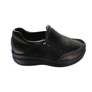 Pantofi casual din piele naturala , D&J Exclusive, Negru Pantofi casual din piele naturala , D&J Exclusive, Negru