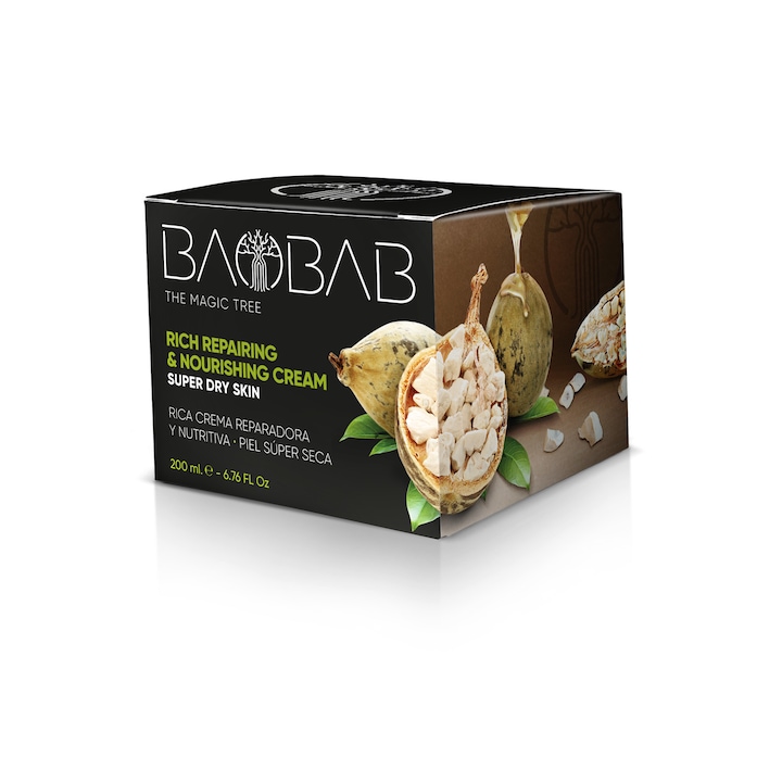 Crema hidratanta pentru corp Diet Esthetic Baobab Unisex 200 ml