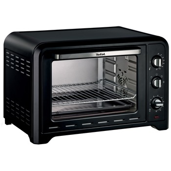 Cuptor electric Tefal Optimo 39L OF484811, 39 L, Termostat pana la 240°C, Timer, 4 pozitii, 4 programe, Lumina, Negru Cuptor electric Tefal Optimo 39L OF484811, 39 L, Termostat pana la 240°C, Timer, 4 pozitii, 4 programe, Lumina, Negru