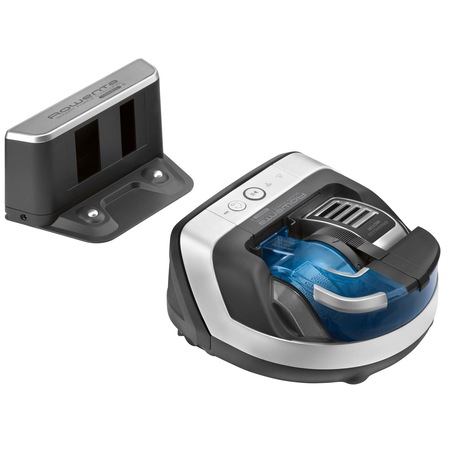 Aspirator robot Rowenta Smart Force Cyclonic RR8021WH, Tehnologie Robart, Autonomie 60min, App, 7 programe, Gri