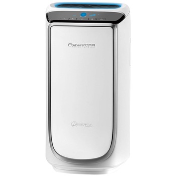 Purificator Rowenta Intense Pure Air PU4020F1, 4 nivele de filtrare, ajustare automata, silentios, Alb/Argintiu Purificator Rowenta Intense Pure Air PU4020F1, 4 nivele de filtrare, ajustare automata, silentios, Alb/Argintiu
