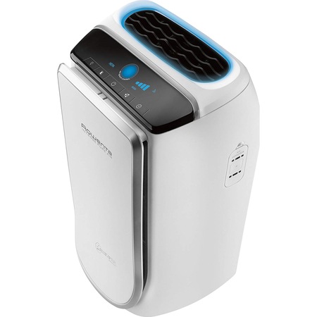 Purificator Rowenta Intense Pure Air PU4020F1, 4 nivele de filtrare, ajustare automata, silentios, Alb/Argintiu