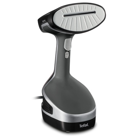 Aparat de calcat cu abur Tefal DT8150E0 Access Steam+, 1600 W, abur 26 g/min, rezervor detasabil 0.19 L, autonomie 10 min, 2 nivele pentru abur, Negru/Gri