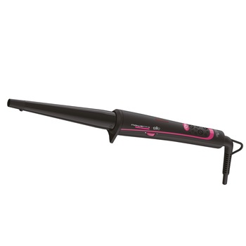 Ondulator conic Rowenta Elite CF3242F0, invelis Keratin & Shine, 9 trepte 130°C- 200°C, 2 manusi de protectie , ecran LCD, Negru Ondulator conic Rowenta Elite CF3242F0, invelis Keratin & Shine, 9 trepte 130°C- 200°C, 2 manusi de protectie , ecran LCD, Negru