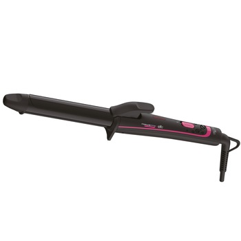 Ondulator Rowenta Elite 25mm CF3212F0, invelis de keratina si turmalina, 200°C, varf rece, Negru Ondulator Rowenta Elite 25mm CF3212F0, invelis de keratina si turmalina, 200°C, varf rece, Negru