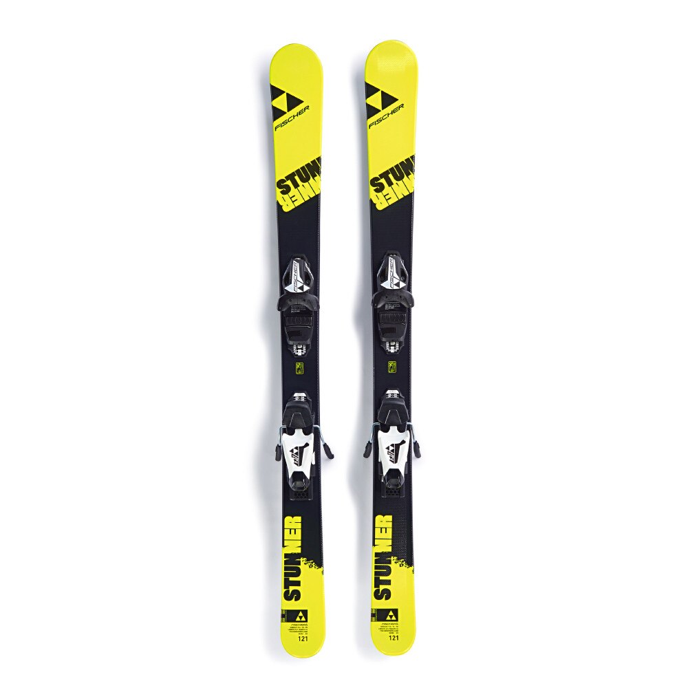 Schiuri Fischer Stunner SLR 2 Junior, negru/galben, pentru copii, 81 cm