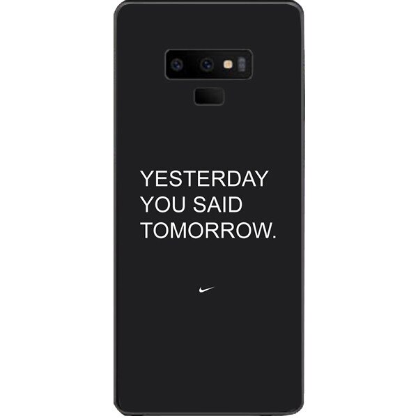 Husa Samsung Galaxy Note 9 Yesterday You Said Tomorrow, Multicolor