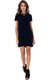 Rochie bleumarin, ROH, simpla, L