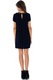 Rochie bleumarin, ROH, simpla, L