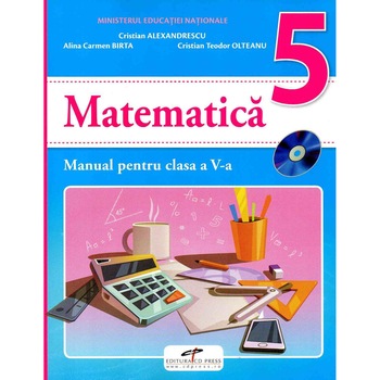 Matematica. Manual pentru clasa a V-a, autor Alina Carmen Birta Matematica. Manual pentru clasa a V-a, autor Alina Carmen Birta