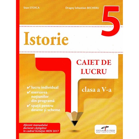 Istorie Caiet De Lucru Clasa A V A Autor Stan Stoica Emag Ro