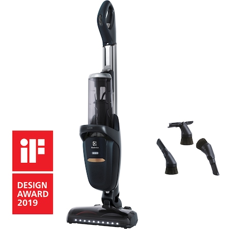 Aspirator vertical Electrolux Pure F9 PF91-4ST, 36 V, Li-Ion, 0.7 L, Negru