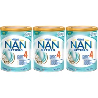 Pachet lapte praf Nestle NAN 4, 3x800 g, de la 2 ani