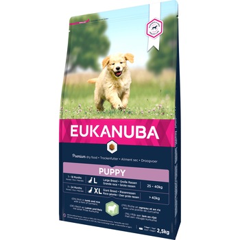 Hrana uscata pentru caini Eukanuba Puppy Large Breed, Miel si Orez, 2.5Kg Hrana uscata pentru caini Eukanuba Puppy Large Breed, Miel si Orez, 2.5Kg