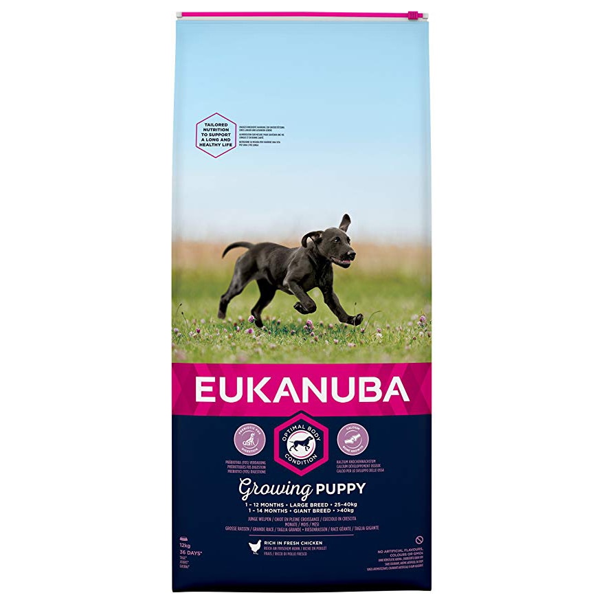 Hrana uscata pentru caini Eukanuba, Puppy Large cu Pui, 12 kg