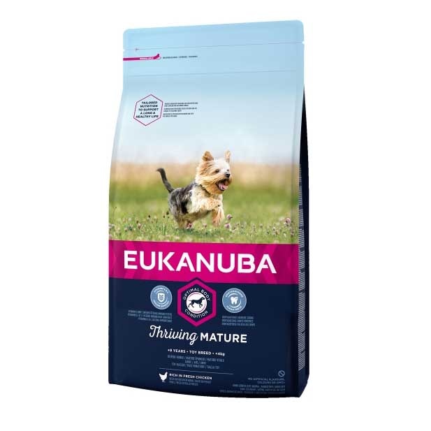 Hrana uscata pentru caini Eukanuba, Matur Toy cu Pui, 2 kg