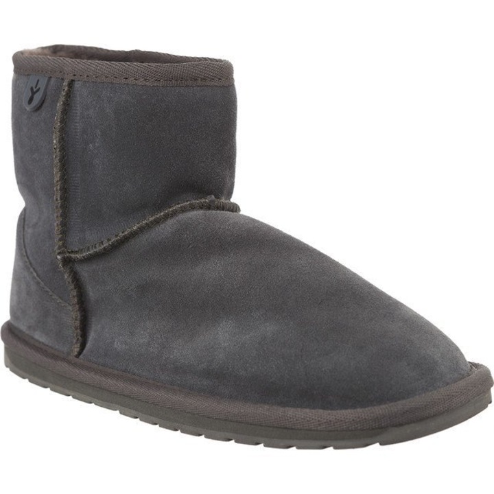 Emu Australia Grey Wallaby Mini Charcoal Boots