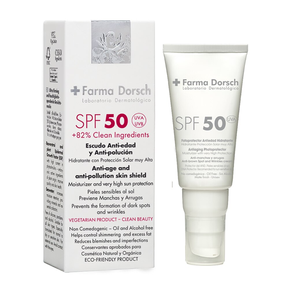 Crema de fata hidratanta SPF 50 ADN, Farma Dorsch, 50 ml