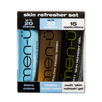 Set ingrijire faciala revigoranta Men-U 3x15 ml Set ingrijire faciala revigoranta Men-U 3x15 ml