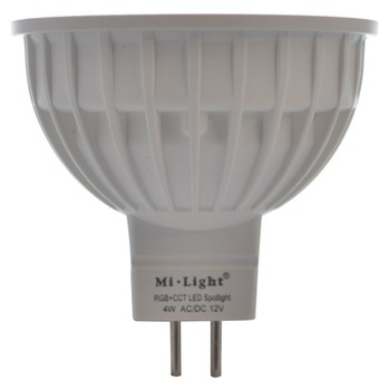 Bec LED inteligent Mi-Light 2.4GHz Wireless RF 4W RGB + Alb Variabil MR16 Bec LED inteligent Mi-Light 2.4GHz Wireless RF 4W RGB + Alb Variabil MR16