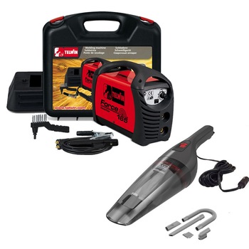 Invertor sudura 150A Telwin FORCE165ACX, cu accesorii + Aspirator Auto Black & Decker, NVB12AVA-XJ Invertor sudura 150A Telwin FORCE165ACX, cu accesorii + Aspirator Auto Black & Decker, NVB12AVA-XJ