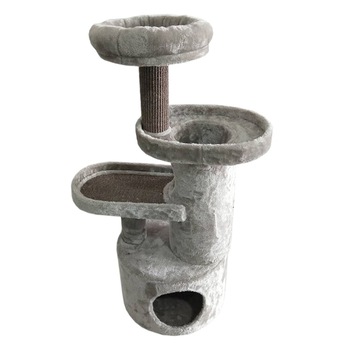 Ansamblu Pisici MIAU MIAU Silver Tower 40x40x105cm Ansamblu Pisici MIAU MIAU Silver Tower 40x40x105cm