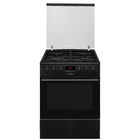 Aragaz Mixt Hansa Fcms682090 60x60 Cm 4 Arzatoare Plita Gaz Cuptor Electric 65 L Display Clasa A 8 Functii Ventilator Gril Negru Emag Ro