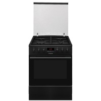 aragaz mixt hansa fcms682090 60x60 cm 4 arzatoare plita gaz cuptor electric 65 l display clasa a 8 functii ventilator grilnegru imagen 13_0_
0