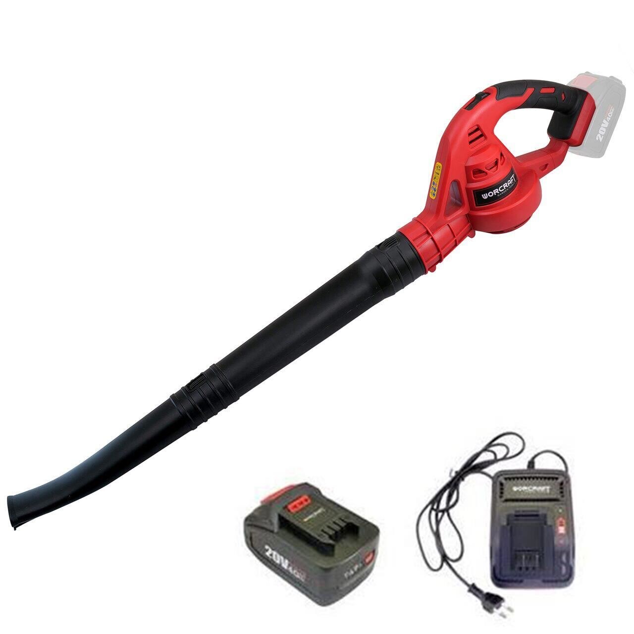 Suflanta frunze cu acumulator, 20 V, 4 A, Li-Ion, WORCRAFT