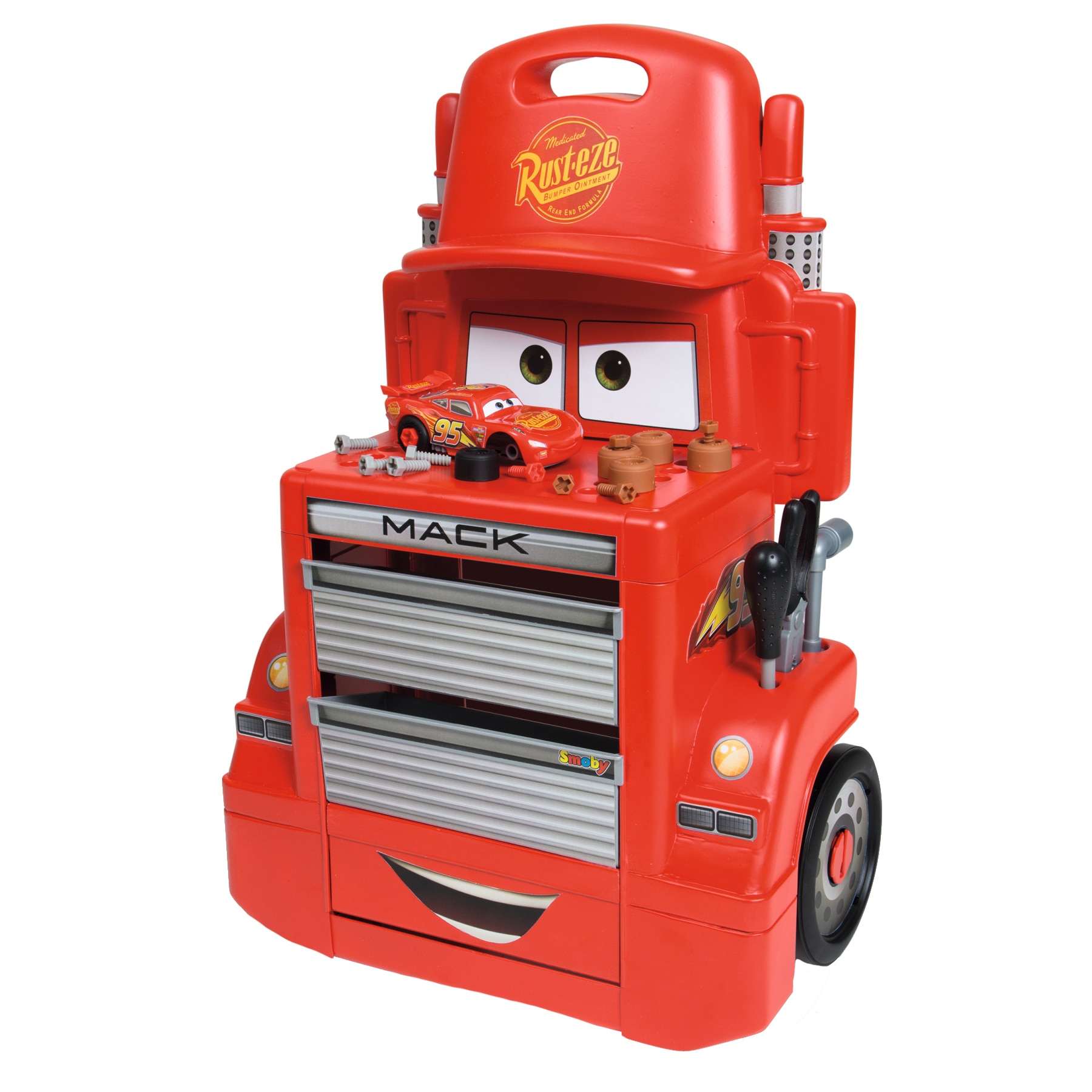 Banc de lucru Smoby - Disney Cars 3, 28 accesorii